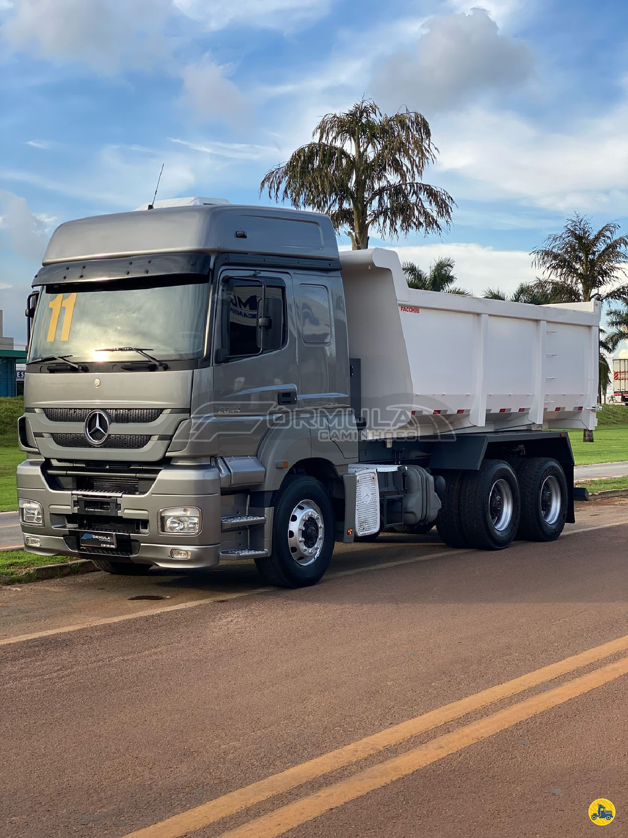 CAMINHAO MERCEDES-BENZ MB 2644 Caçamba Basculante Truck 6x4 Fórmula Caminhões LUCAS DO RIO VERDE MATO GROSSO MT